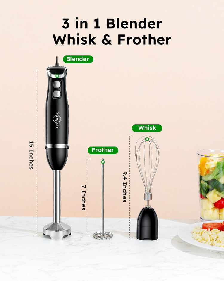 Immersion Blender Handheld