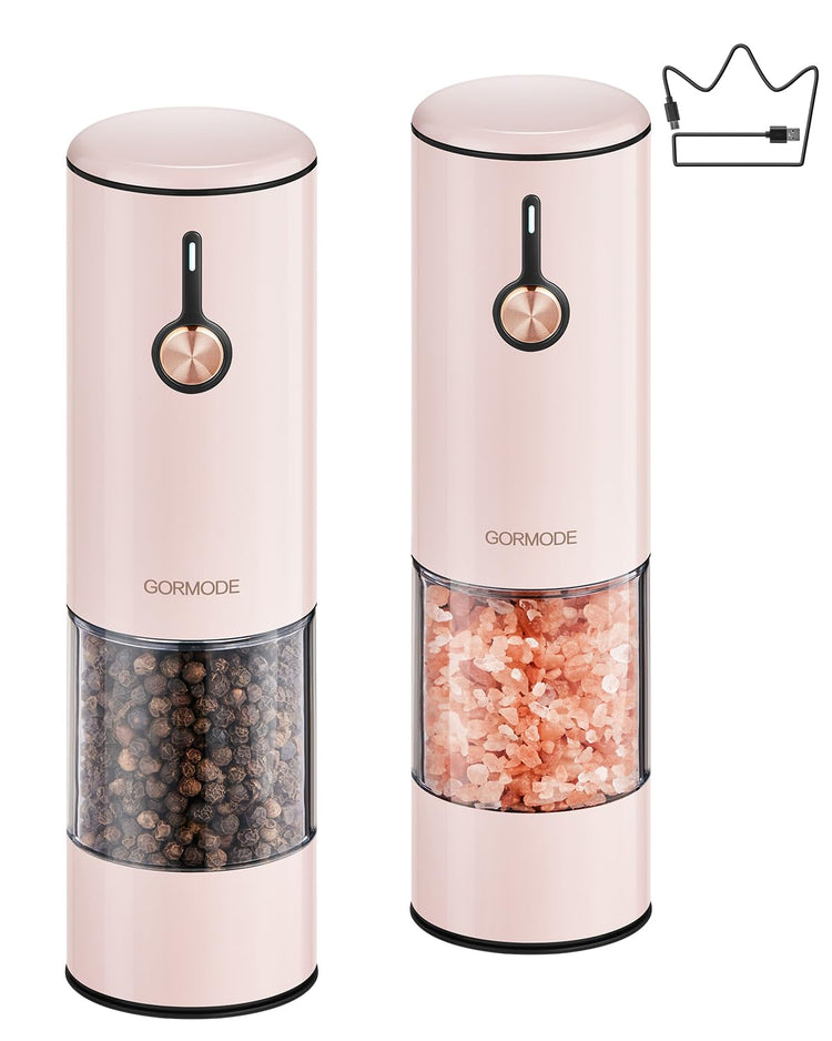 Electric Pepper Grinder and Salt Mill Set