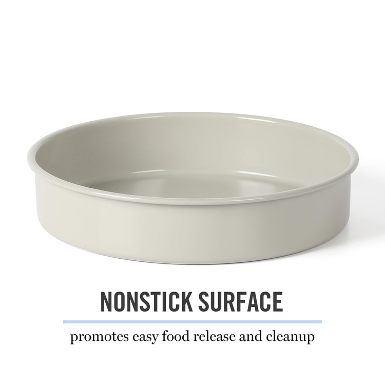 Gallen 8 Inch Round Nonstick Carbon Steel Cake and Bake Pan