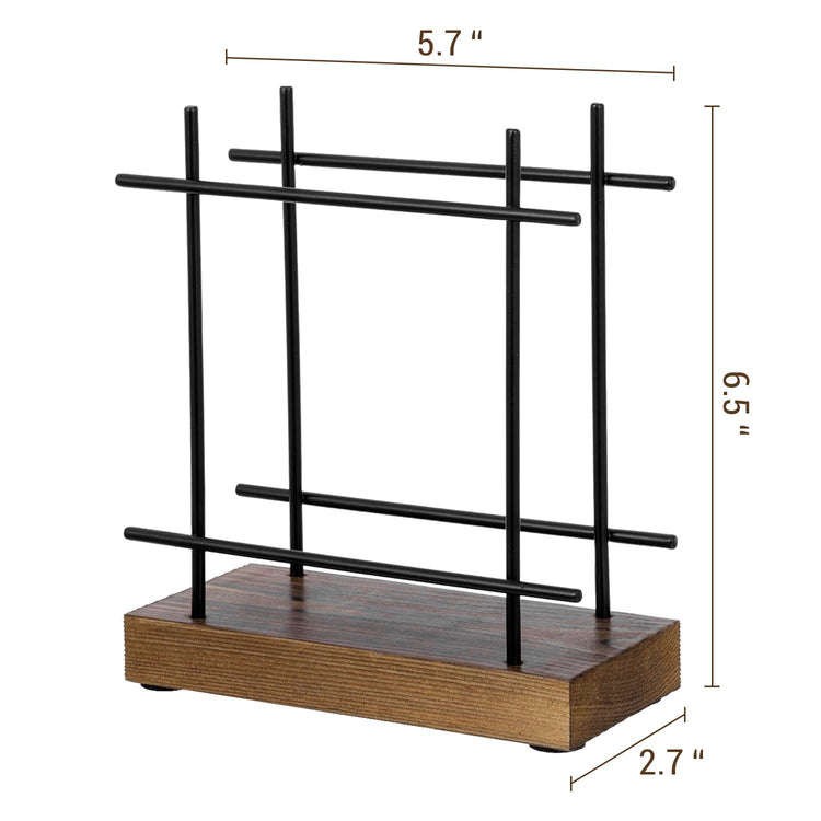 Black Metal Napkin Holder