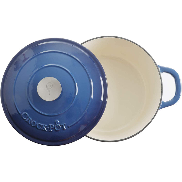 Artisan 5 Quart Round Enameled Cast Iron Dutch Oven