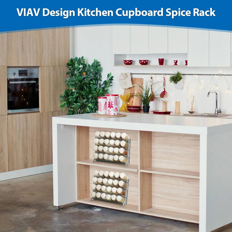 1PCS 4Tier Spice Rack for Counter Free Standing