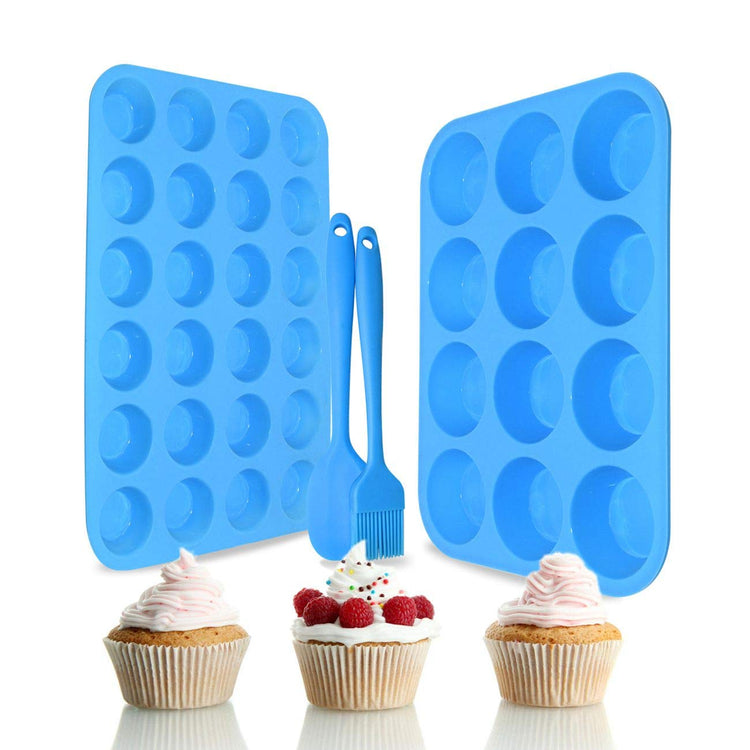 Silicone Muffin Pan Cupcake Set (2 Count)