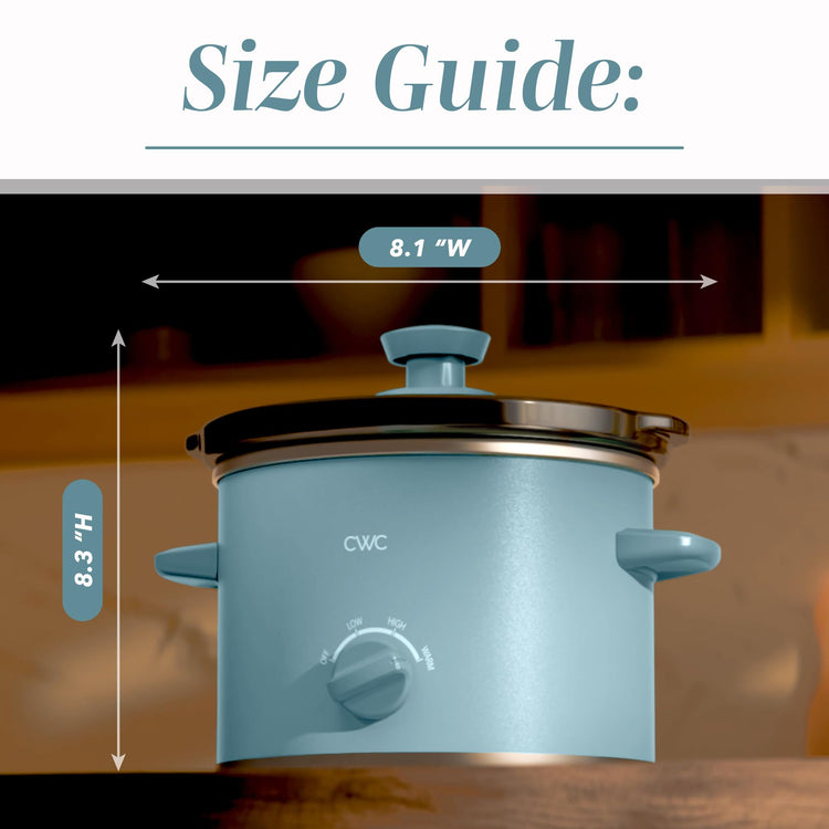 2QT Mini Electric Round Slow Cooker