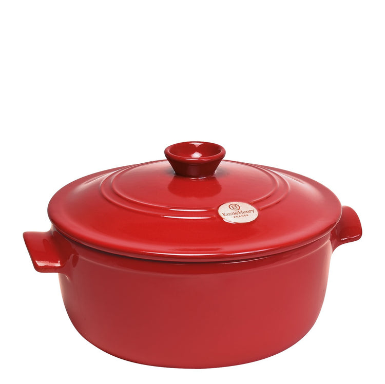 Flame Round Stewpot Dutch Oven
