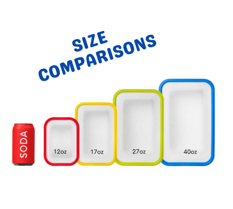 Collapsible Food Storage Containers with Lids (5 Count)