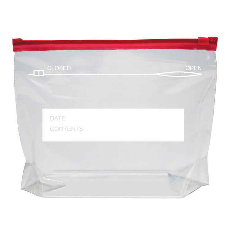 Slider Quart Food Storage Bags with Stand (120 Count)