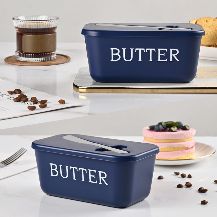 Butter Dish With Lid And Knife