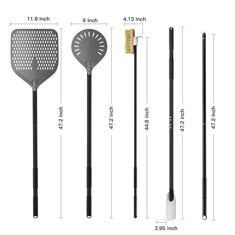5 Piece Pizza Tool Set (5 Count)