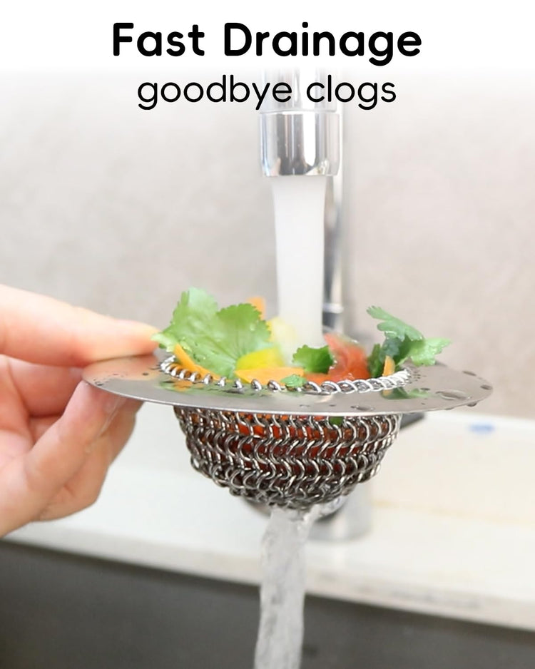 2 Pcs Kitchen Sink Drain Strainer (2 Count)