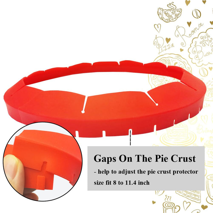 Adjustable Pie Crust Shields