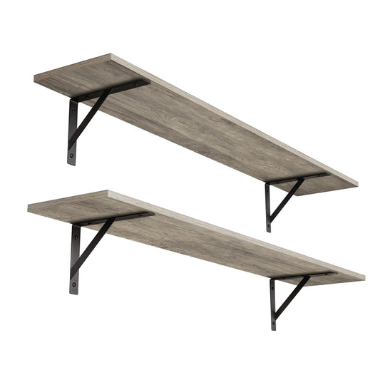 Long Wall Shelves (2 Count)