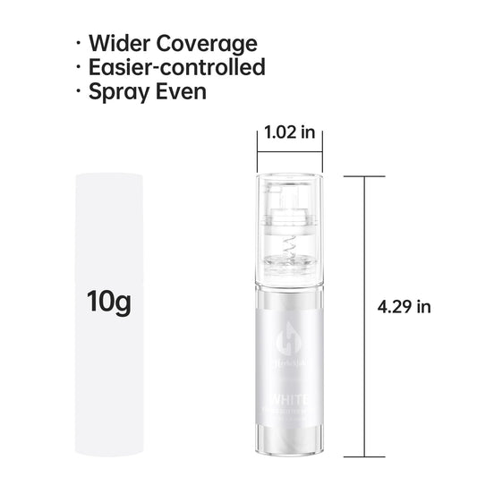 White Edible Glitter Spray