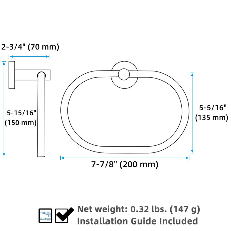 Hand Towel Holder for Bathroom Sink