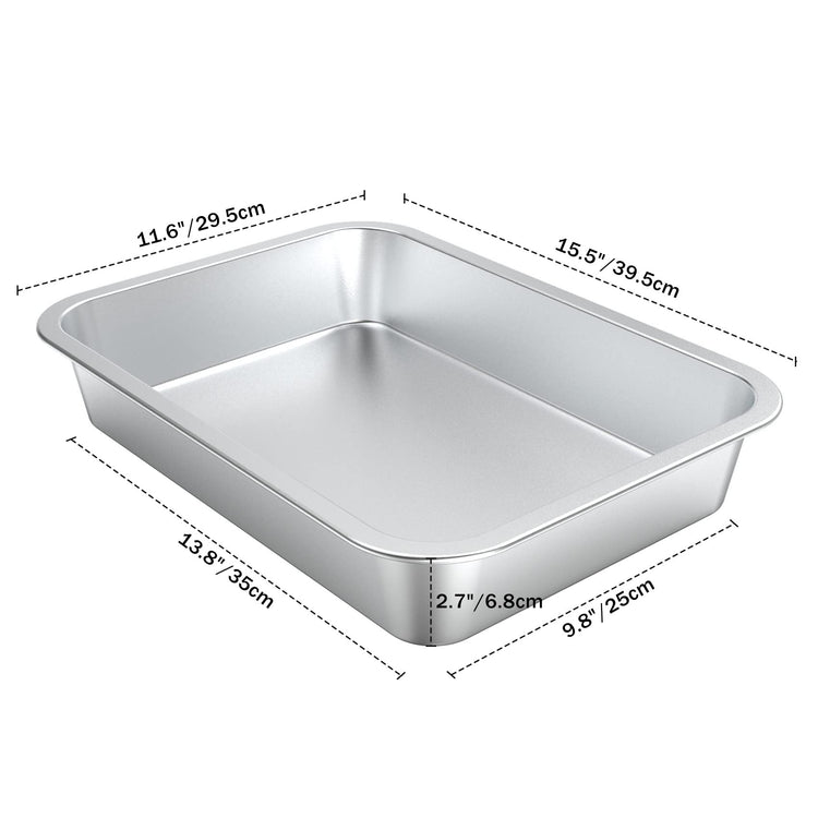 Stainless Steel Baking Pan Deep Oven Tray