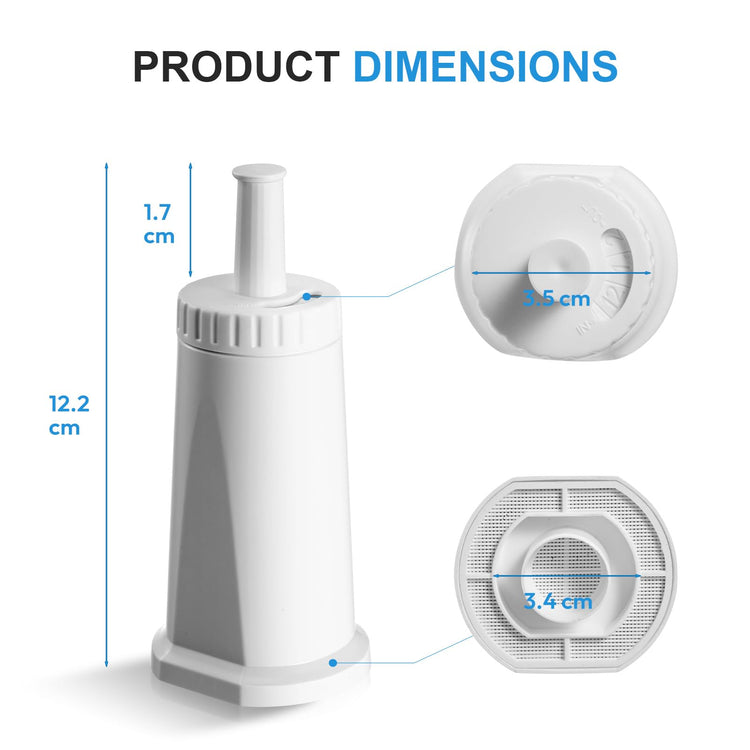 Water Filter for Breville Barista Touch Espresso Machine BES880 (3 Count)