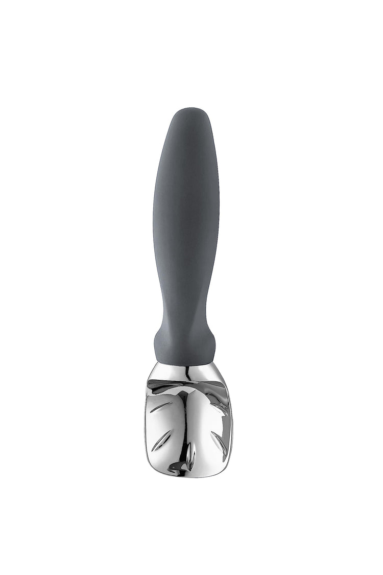 Heavy Duty Metal Ice Cream Scoop with Soft Grip Handle