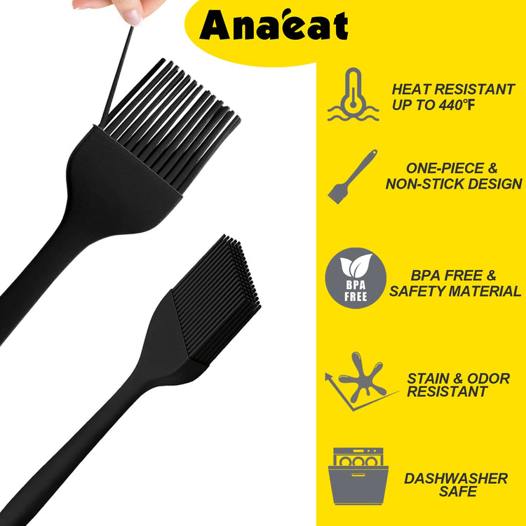 2 Pack Silicone Basting Pastry Brushes (2 Count)