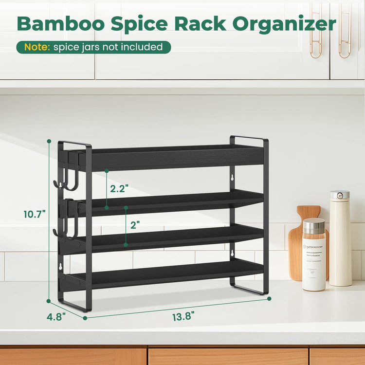 Spice Seasoning Rack Organizer Kitchen Countertop