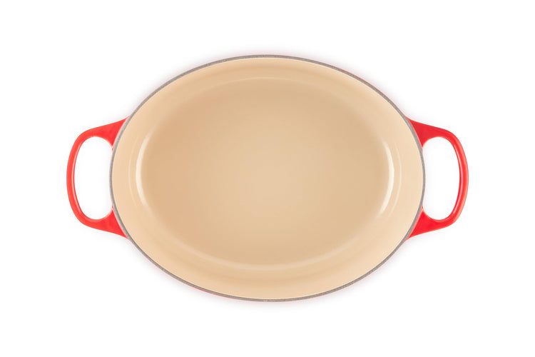 Enameled Cast Iron Oval Dutch Oven