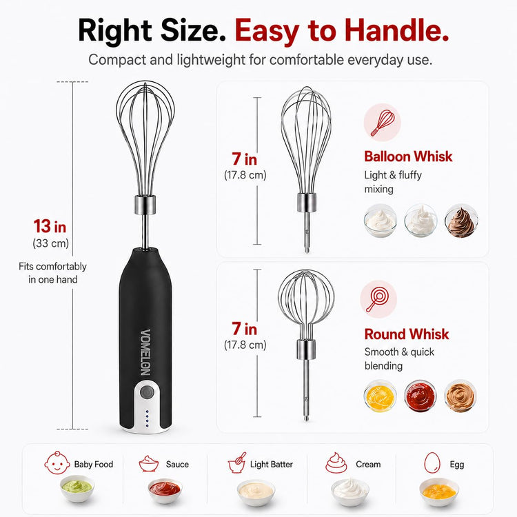 Electric Hand Mixer Whisk