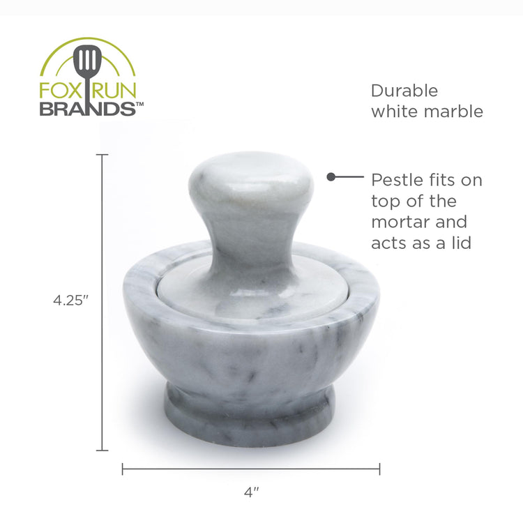 Marble Mortar and Pestle Set