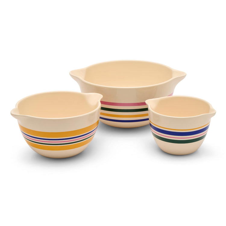 3 Piece Ceramic Mixing Bowl Set