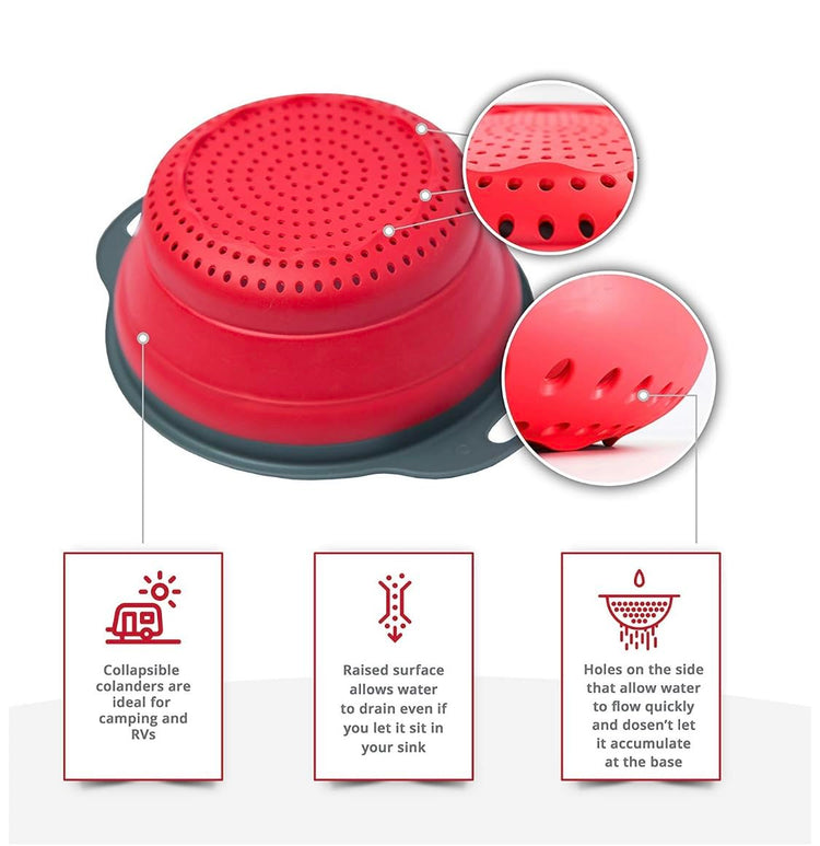 Set of 3 Niklye Ultimate Kitchen Strainers (3 Count)