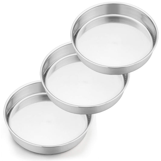 9.5 Inch Round Cake Pan Set of 3 (3 Count)