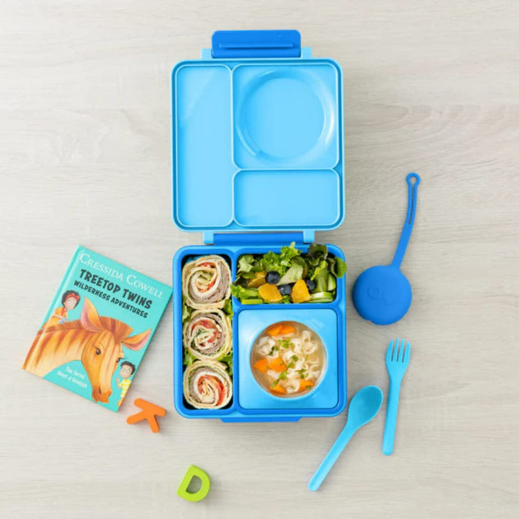 OmieBox Kids Insulated Leakproof Bento Lunch Box with Food Jar