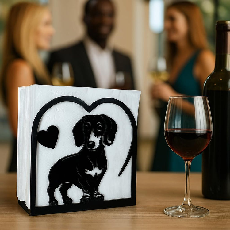 Napkin Holder Dog Cat 2 (2 Count)
