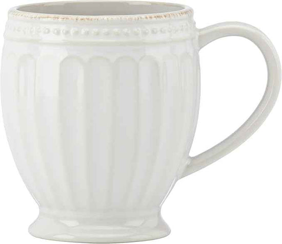 Lenox 895722 French Perle Groove Mugs, Set Of 4