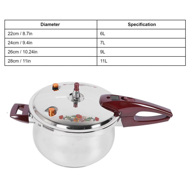 Stainless Steel Pressure Cooker 80KPA