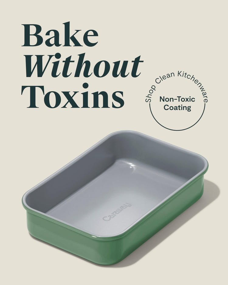 Non Stick 9" x 6.5" Small Rectangle Baking Pan Duo (2 Count)