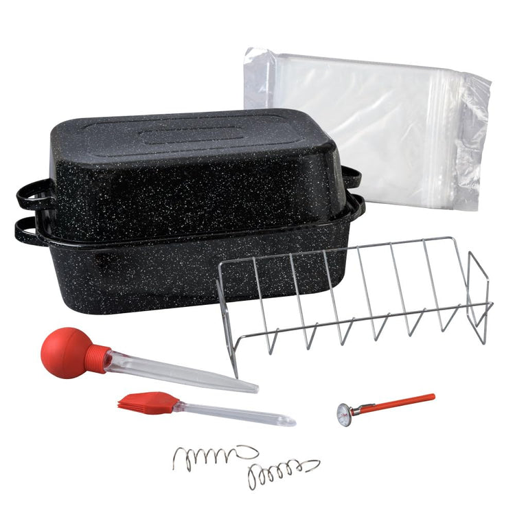 25 lb Rectangular Roaster Set