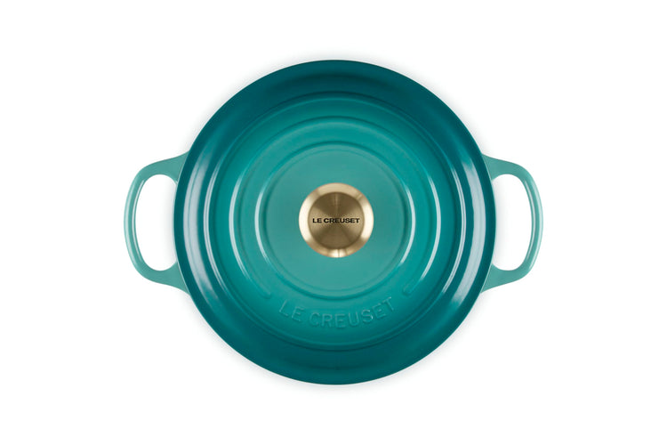 Enameled Cast Iron Round Wide Dutch Oven
