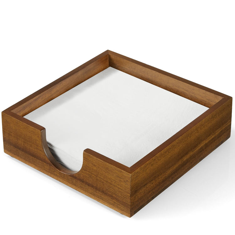 Acacia Wood Napkin Holder for Table