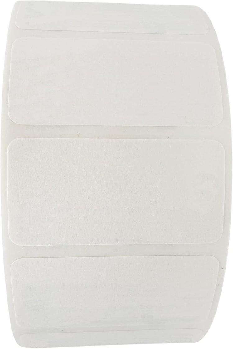 2x1 Dissolvable Food Labels, 500 Label Stickers, Bottle Labels for Storage Bins, Sticker Labels for Food containers, (500, Blank)