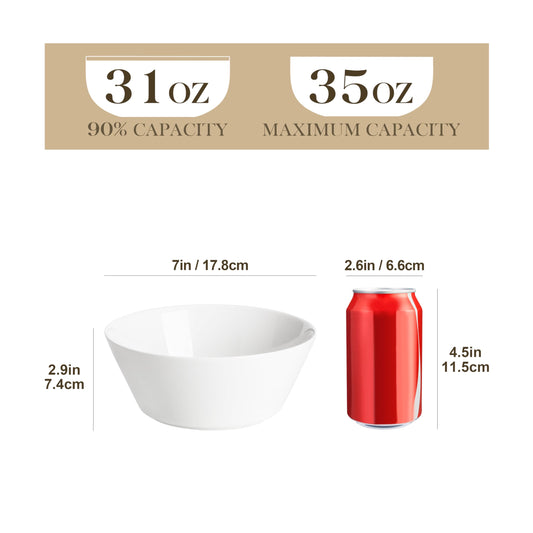 35 OZ Soup Bowls Set of 4 (4 Count)