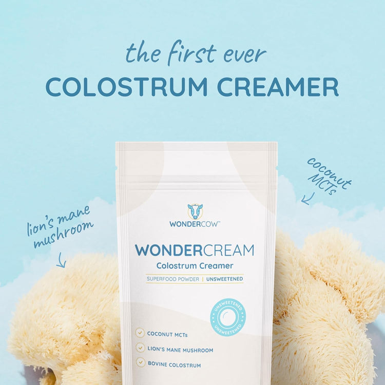 Bovine Colostrum Superfood Creamer Supplement Powder w (7.76 Ounce)