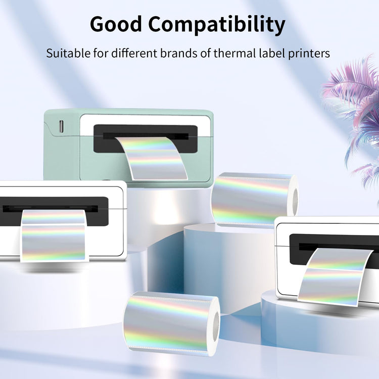 3x2 Inch Holographic Thermal Labels