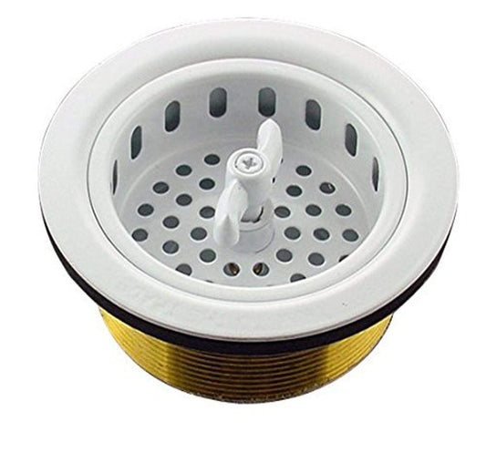 3.5" Sink Drain Assembly with Twist Lock Basket Strainer