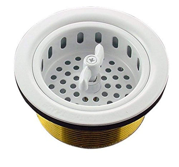 3.5" Sink Drain Assembly with Twist Lock Basket Strainer