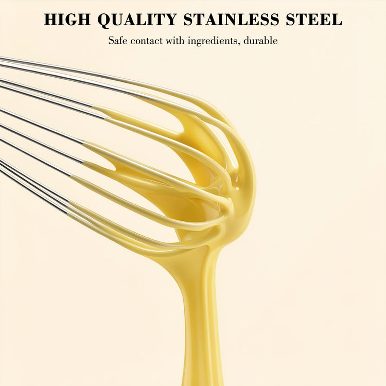 3 Pack Stainless Steel Whisk Set (3 Count)