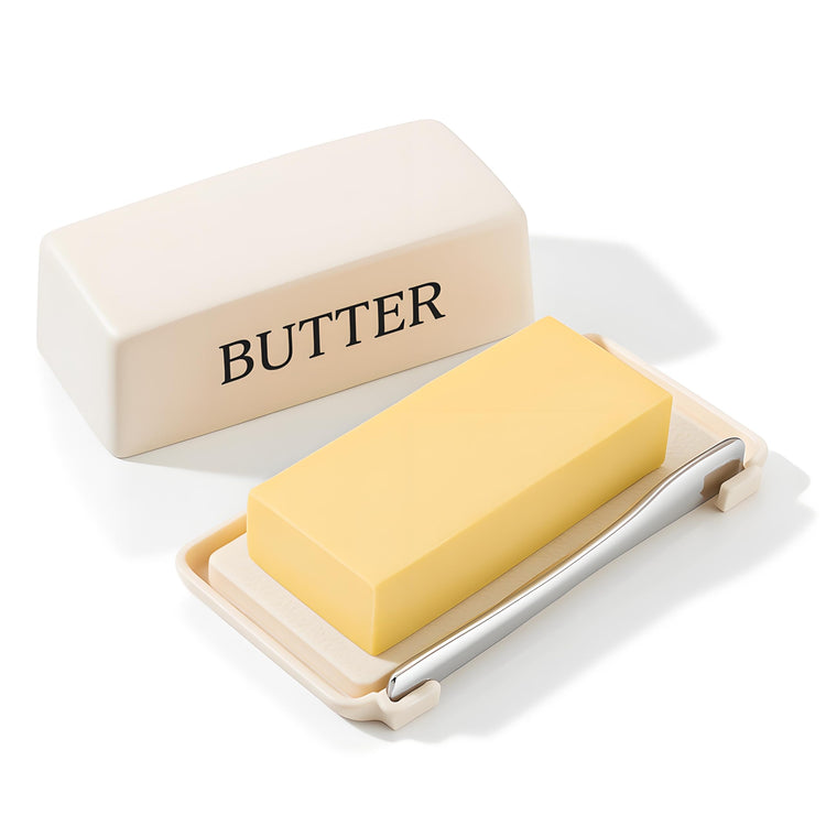 Butter Holder With Lid And Knife