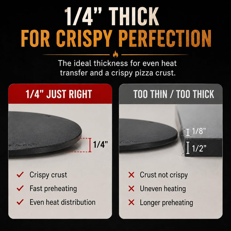 13" Round Pizza Steel