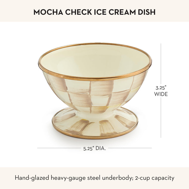 Enamel Ice Cream Bowl