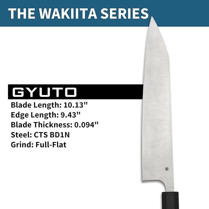 Spyderco Murray Carter Premium Kitchen Knives - Highly Refined Signature Japanese Knives for Culinary Professionals