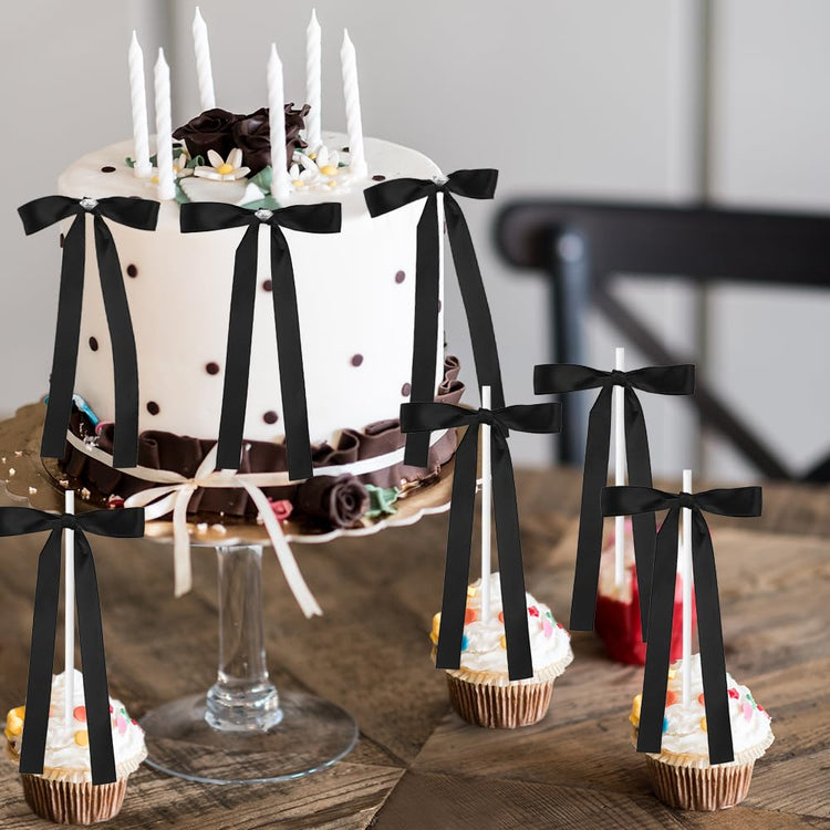 Bow Cake Toppers (10 Count)