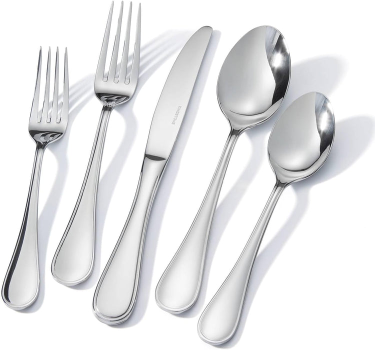 18 10 Stainless Steel Silverware Set for 12 (60 Count)